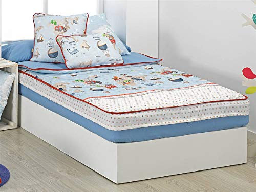 Lanovenanube Cañete – Bettbezug Mondo A – Bett 90 – mit Füllung Cama 105 - Sin relleno