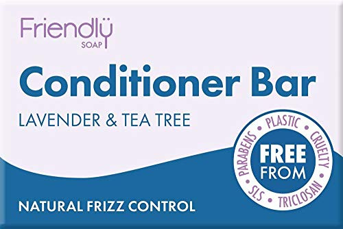 Friendly Soap | Natural Conditioner Bar - Lavender & Tea Tree 95g | 3 x 95g (UK)