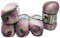 5 x 100 g YarnArt Angora Active Strickwolle mehrfarbig mit Farbverlauf, 500 Gramm Strickgarn mit 25% Mohair Wolle-Anteil (rosa grau weiß 848)