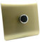 Trendi Artistic Modern Glossy Tactile 1 Gang 2 Way 120w LED Dimmer Switch Champagne Gold
