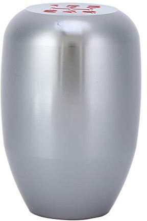 EVGATSAUTO Schaltknauf, 5 Gang Schalthebel für Schalthebel mit 3 Adaptern (8 mm/10 mm/12 mm)(Titan)