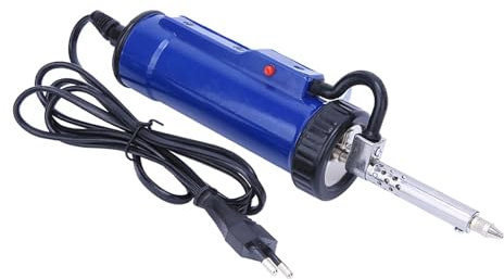 Fafeicy ADT-3 Elektrischer Lötsauger, 30 W E-Level Vollautomatischer elektrischer Lötsauger, Entlötpumpenwerkzeug aus Kunststoff + Edelstahl, Kontinuierlich Arbeitsweise, EU Plug 220 V 50 Hz