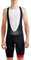 Craft Core Endur Bib Shorts M Pantaloncini da Ciclismo, Nero/Rosso Brillante, M Uomo