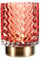 Pauleen 48130 Sweet Glamour mobile Tischleuchte Glas Tischlampe Timerfunktion 6H Batterie Glaslampe ohne Kabel Rosa Glas/Metall