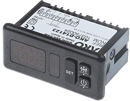 Regulador electrónico Ako Tipo Ako-D14123 Dimensiones de montaje 71x29mm Aliment. 230 V Chiskoit 620539