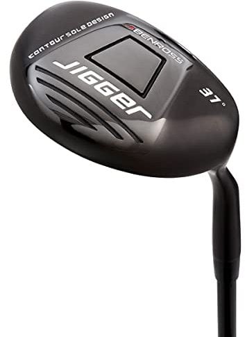 Benross Golf Jigger Chipper - Right Handed - Suited For Beginners And Advanced Players - Steel Shaft - 37 Degree - Black
