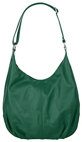 Cluty Shopper Echt Leder Damen | Made in Italy, Handtasche mit Smartphonefach, Umhängetasche verstellbar, Damentasche leicht, Schultertasche | 021408