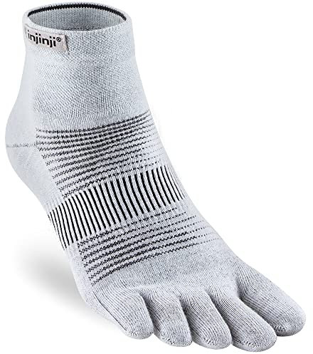 Injinji Run Lightweight Mini-Crew Socken, gray, S