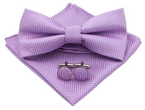 Anilev Papillon uomo | Papillon originali | Papillon fatti a mano | Papillon elegante per feste, viola, L - Adulto