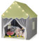 COSTWAY Kinderspielhaus mit Sternenlichter, Prinzessin Prinzess Kinderzelt mit Fenster & Matte, Spielzelt mit doppeltem Vorhang, Kinderspielzelt, Kinderspielburg für Jungen und Märchen (Grün)