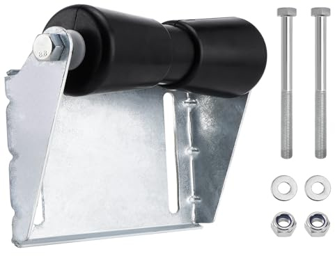 Venussar Rouleaux de remorque de Bateau avec Supports de 25,4 cm - Kit d'assemblage de Rouleau de quille pour remorque de Bateau