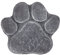 Pietre Commemorative Per Animali Domestici, Pietra Tombale Per Animali Domestici con Impronta di Zampa, Pietra Commemorativa Per Cani, Pietra Commemorativa con Impronta di Zampa di Cane(grigio)