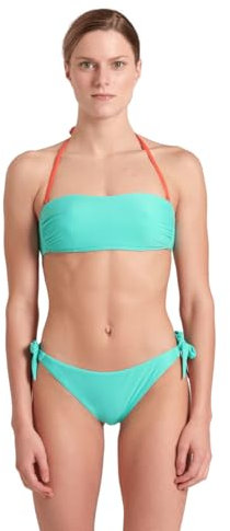 Arena Damen Women's Pro_File Bandeau Bikini, Water-Calypso Coral, XL EU