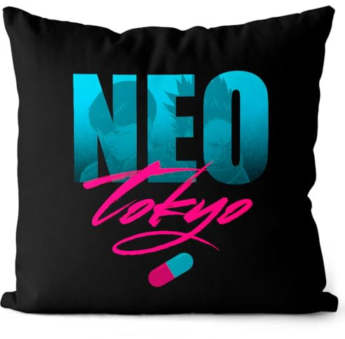 style3 Tokyo Pill Kissen mit Füllung 40cm Baumwolle Anime Manga Cosplay Japan neo-Tokyo