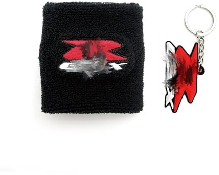 POKVEA Motorrad 3D gsx-r Logo Frontbremsflüssigkeit Ölbehälter-Tankabdeckung Socken & Schlüsselanhänger for GSXR 600 750 1000 1100 1300 K1 K2 (Color : Style 3)