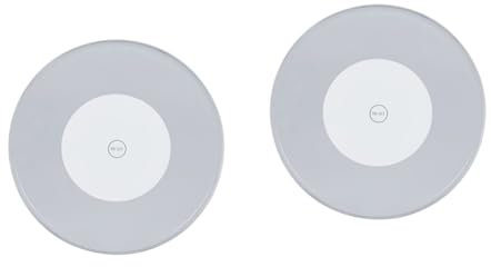 Cabilock 2 Tapis De Tasse en Cristal À LED pour Mariage Fonction Tactile Décoration Universelle Accessoire De Fête