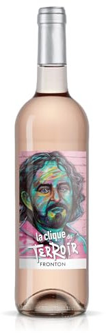 Vinovalie - La clique du Terroir vin AOP Fronton rosé - carton de 6 bouteilles - Négrette et Cabernet franc - Idéal à l'apéritif et en accompagnement de vos repas légers