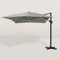 JJ. Juan LED 300 x 400 cm, dimensioni 3 x 4 m: superficie ombreggiante molto ampia apertura con manovella, inclinabile e girevole a 360°, tela professionale 240 g/m2 rinforzata, grigio, 300 x 400 x