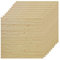 Panneau mural 3D en XPE respectueux de l'environnement Marron clair 77 x 70 cm Épaisseur 10 mm Texture grain de bois pour isolation acoustique