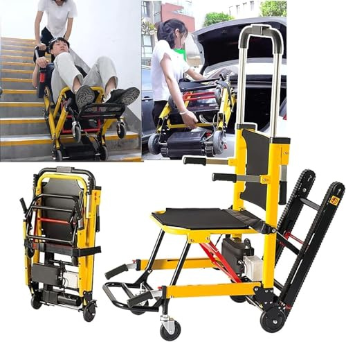 Elektrischer Rollstuhl-Bahre für Treppensteiger, faltbares intelligentes Fahrzeug für ältere und behinderte Patienten