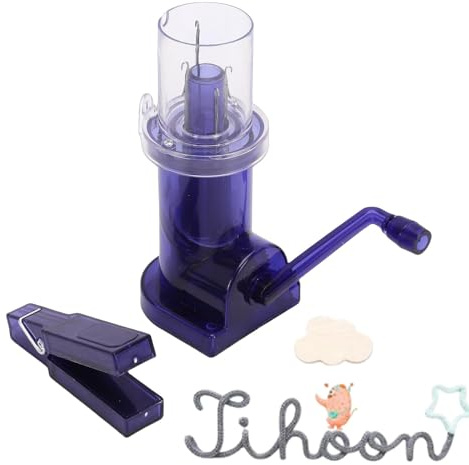 Frdhee Hand Knitting Machine with Clip, i-Cord Knitting Machine Hand Operated Cord Knitter Manual Spool Weaving Machine for Making Crafts Necklace Accessories