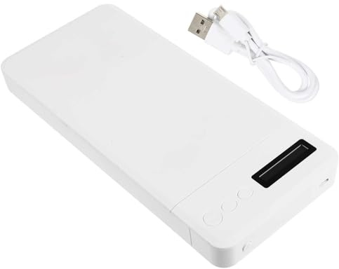 Mikikit Elektronischer Zeitschaltuhr Tresor aus Abs für Smartphones mit Ablenkungsreduzierung und Bildschirmzeitverwaltung Weißes Smartphone Schließfach für Büro und Schule