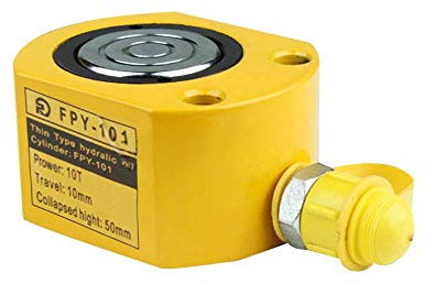 CGOLDENWALL 30T Hydraulikheber Ultradünner Einzelabschnitt Hydraulikzylinder 丨 14 mm Hub 丨64 mm Eigenhöhe 丨 50.24 cm²Nutzfläche Hydraulischer Flaschenzylinder