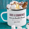 CADEAUX.COM - Mug Personnalisé En Émail - Tout a commencé.. - Idée Cadeau Personnalisé Avec Prénom et Message