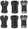 6 Stück Spannzangen Adapter Geradschleifer Ersatzspannzange 6 mm 6,35mm 8mm Adapter für Fräser HSS Spannzange ohne Spannmutter Federzangen Set für Geradschleifer Schneiden Graviermaschine