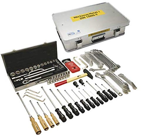 Werkzeugkasten Metall 1 DIN 14800-WKM 1 in Firebox Feuerwehr Beladung RW THW