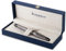 Waterman Expert Fountain Pen | Metallic Silver Lacquer with Ruthenium Trim | Fine PVD Coated Stainless Steel Nib | Blue Ink | With Gift Box