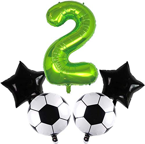 DIWULI Fussball Geburtstag 2 Jahre - Fussball Luftballons