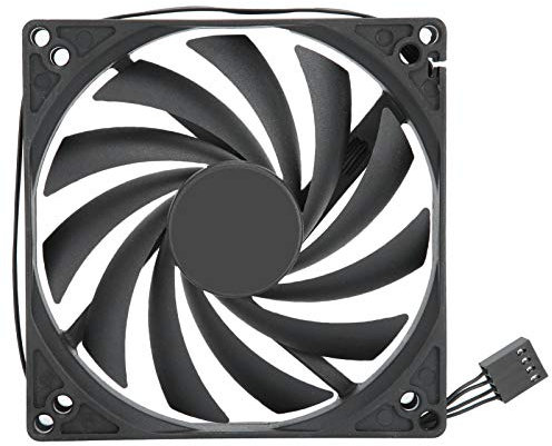 Ventilateur de refroidissement du processeur, ventilateur de refroidissement silencieux 12V 4pin, radiateur de châssis de refroidisseur de processeur pour ordinateur de bureau, 100 X 100mm