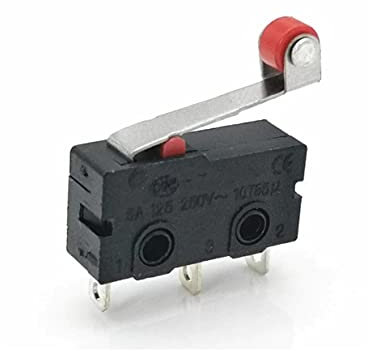Micro Switch 125 V 5 A Levier rouleau 3 broches va changer le bouton levier fin de course