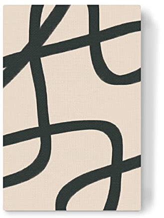 artboxONE Leinwand 150x100 cm Abstrakt Walk The Line von Sinan Saydik