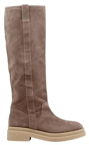 GIO+ G2350B Damenstiefel aus Wildleder, Taupe, Taupe, 37 EU