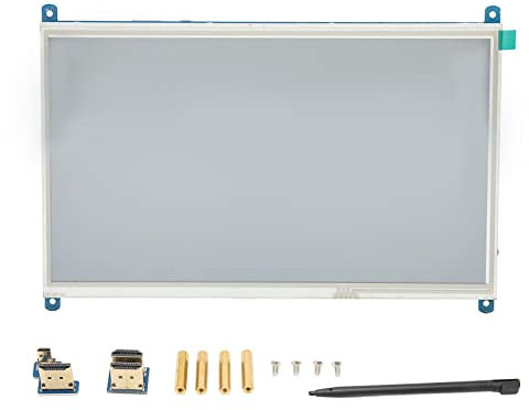 Annadue Moniteur à écran Tactile pour, 10.1in 1024x600 HD XPT2406 Module HDMI Écran Tactile pour Mini PC, pour Zero W, pour 3+/4