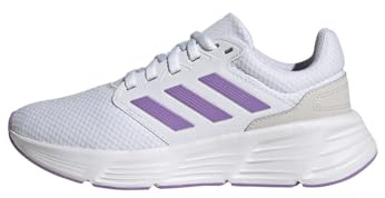 Adidas Damen Galaxy 6 Shoes, Cloud White/Violet Fusion/Dash Grey, 40 EU