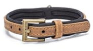 Beeztees Balacron Ax - Hundehalsband - Kunstleder - Braun - 24-30 cm x