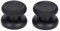 Qiilu Joystick-Verlängerung für PS5-Controller, Analog-Stick, Joystick, Daumengriffe, Wippabdeckung, 2er-Pack, Schwarz