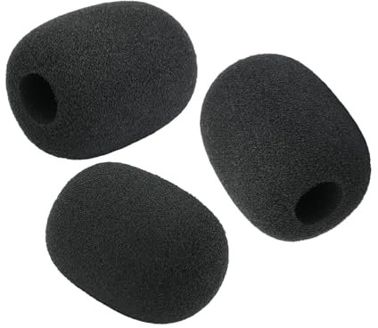 Uimcvn Pop Filter for Razer BlackShark V2 / V2 Pro / V2 X/Kaira Pro Gaming Headset Microphone Windscreen Mic Foam Cover (3 Pack)