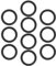 LT Easiyl 10PCS Lance Hose Nozzle O-Ring Seal Outer Diameter 14mm Wire Diameter 2mm Compatible with Karcher Pressure Washer Hose Lance Gun Rubber Seal 2.880-990.0