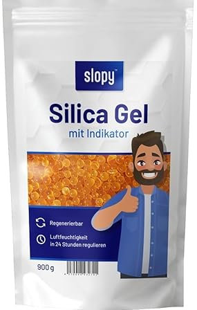 Premium Silica Gel für 3D-Druck Filament 900g - Regenerierbar & mit Farbindikator