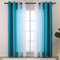 L.Z.E Tende per la privacy, per finestre a golfo, cucina, con occhielli corti, sfumate, per camera da letto, soggiorno, sala da pranzo, altezza 175 cm, opache, sottili, 175 cm, design sfumato