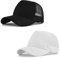 HAPEE Baseball-Kappen für Herren, 2/3er-Pack, Trucker, Klassische Snapback-Kappe (DE/NL/SE/PL, Alphanumerisch, Einheitsgröße, B-2P04-Black White)