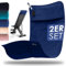 nujë Fitness Handtuch 2er Set MIT Geschenkverpackung I Mit Tasche Microfaser I Fitnesshandtücher I Extra groß & mit Umschlag I Sporthandtücher I Gym Towel Set