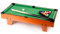 FISHTEC Mini-Amerikanischer Billardtisch, mobiler Mini-Billardtisch, grüner Filzüberzug, 2 Queues, 16 Kugeln, Dreieck und Kreide, helle Holzfarbe, Erwachsene, 51 x 34 x 9,5 cm (Zu Fuß)