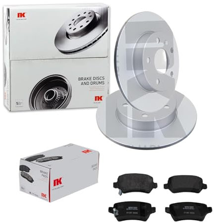 NK Bremsscheiben 264mm + Beläge hinten passend für Astra H + B