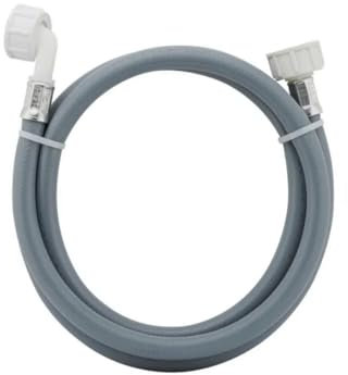 SOS Accessoire Tuyau d'arrivée d'eau universel 2m50 livré avec joints 20/27 avec raccords droit x coudé (L2500mm 3/4 F x 3/4 C Machine à laver, Lave-linge 3664162064