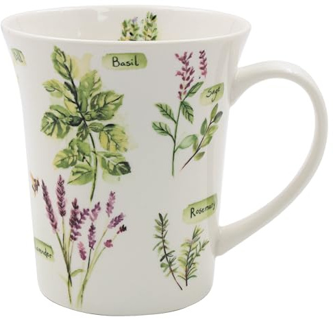 The Leonardo Collection Jennifer Rose Herb Garden Mugs Set of 2